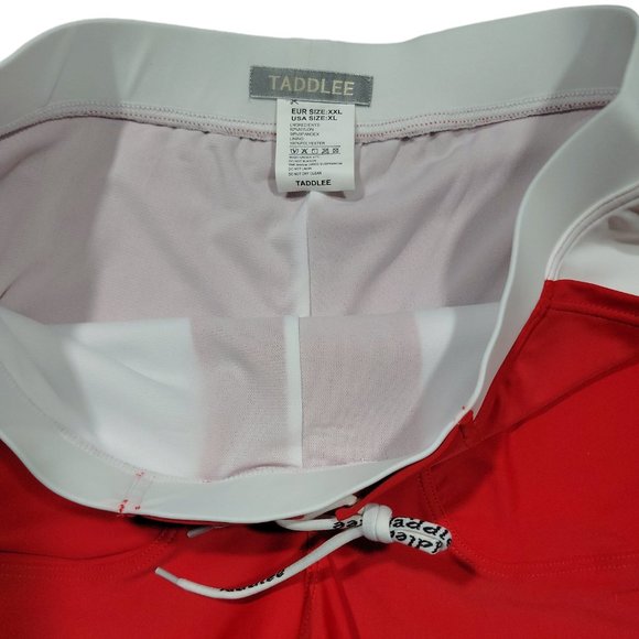 Teddlee Mens Red Short Swimsuit With Pockets (Size Us XL) - Picture 2 of 4